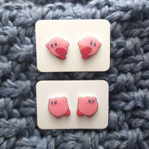 Cute Video Game Stud Earrings, Handmade Gift for Gamers, Choice of Two Styles, Hypoallergenic