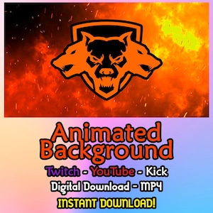Animated Background Call of Duty: Black Ops 6 - Twitch - YouTube - Kick - Black Ops 6 - BO6 - COD