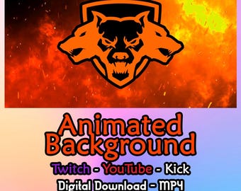 Plano de fundo animado Call of Duty: Black Ops 6 - Twitch - YouTube - Kick - Black Ops 6 - BO6 - COD