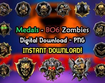 メダル ブラックオプス 6 ゾンビ - メダル - BO6 - COD - PNG