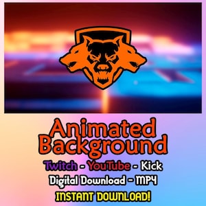 Animated Background Call of Duty: Black Ops 6 - Twitch - YouTube - Kick - Black Ops 6 - BO6 - COD