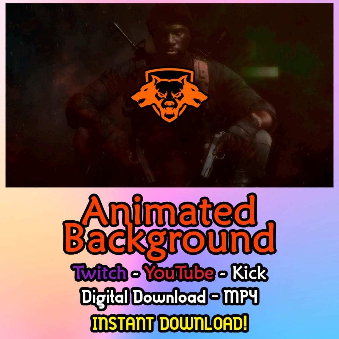 Animated Background Call of Duty: Black Ops 6 - Twitch - Youtube - Kick ...