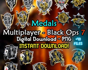 メダル ブラックオプス 7 マルチプレイヤー - メダル - BO7 - COD - PNG