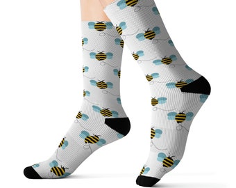 Bumblebee Socks - Fun Socks - fun gift - Bee theme