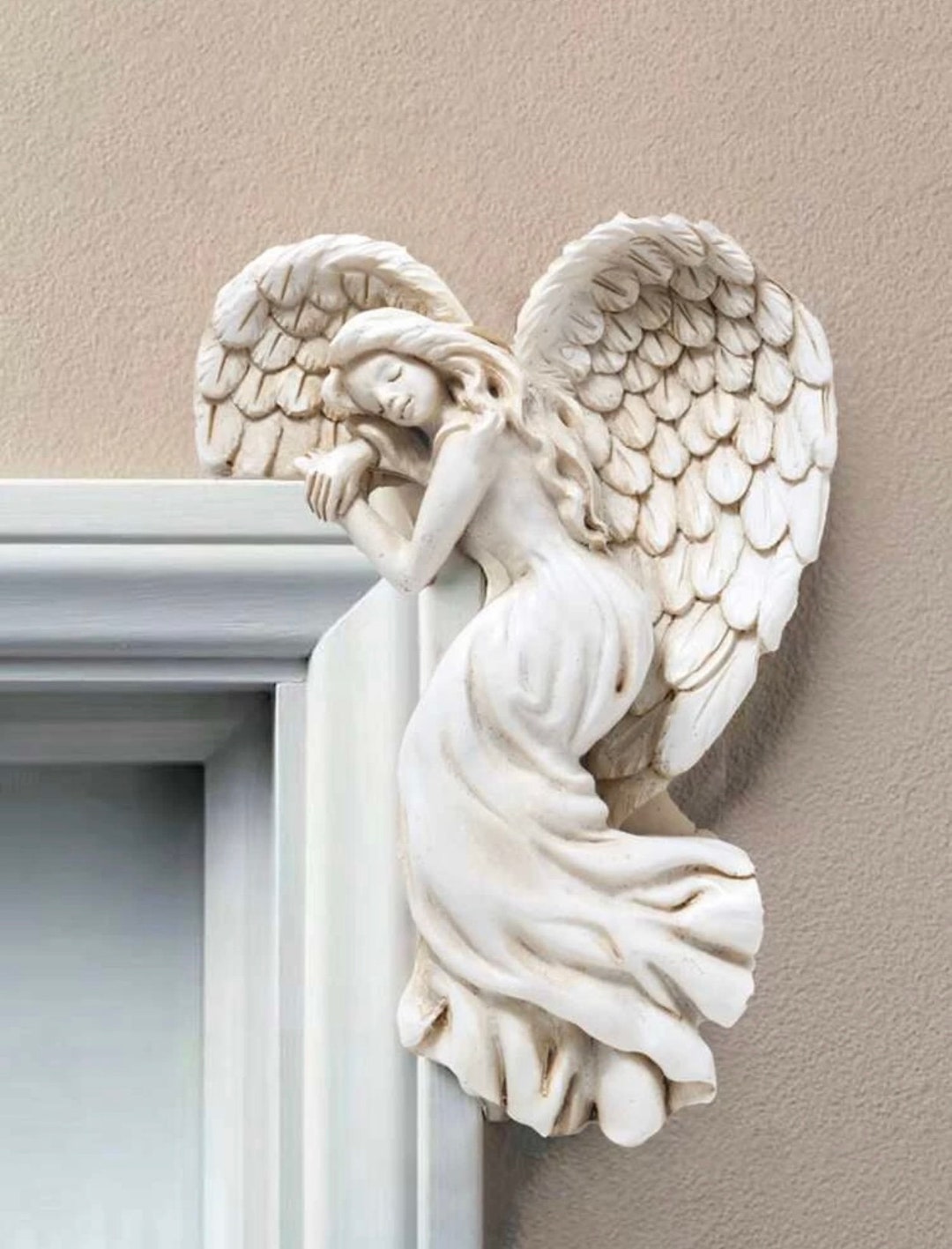 Guardian Angel Home Statue / Angel Home Protection Decor for Etsy