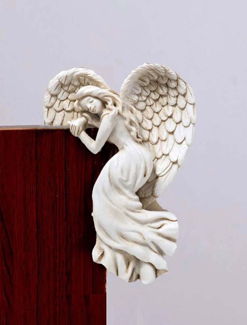 Guardian Angel Home Statue / Angel Home Protection Decor for Etsy