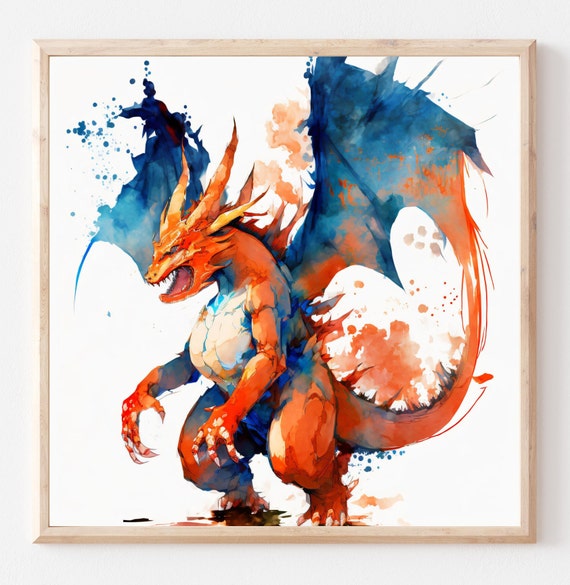 ポケモン リザードン 探し求め 七宝焼 絵画 壁画 インテリア