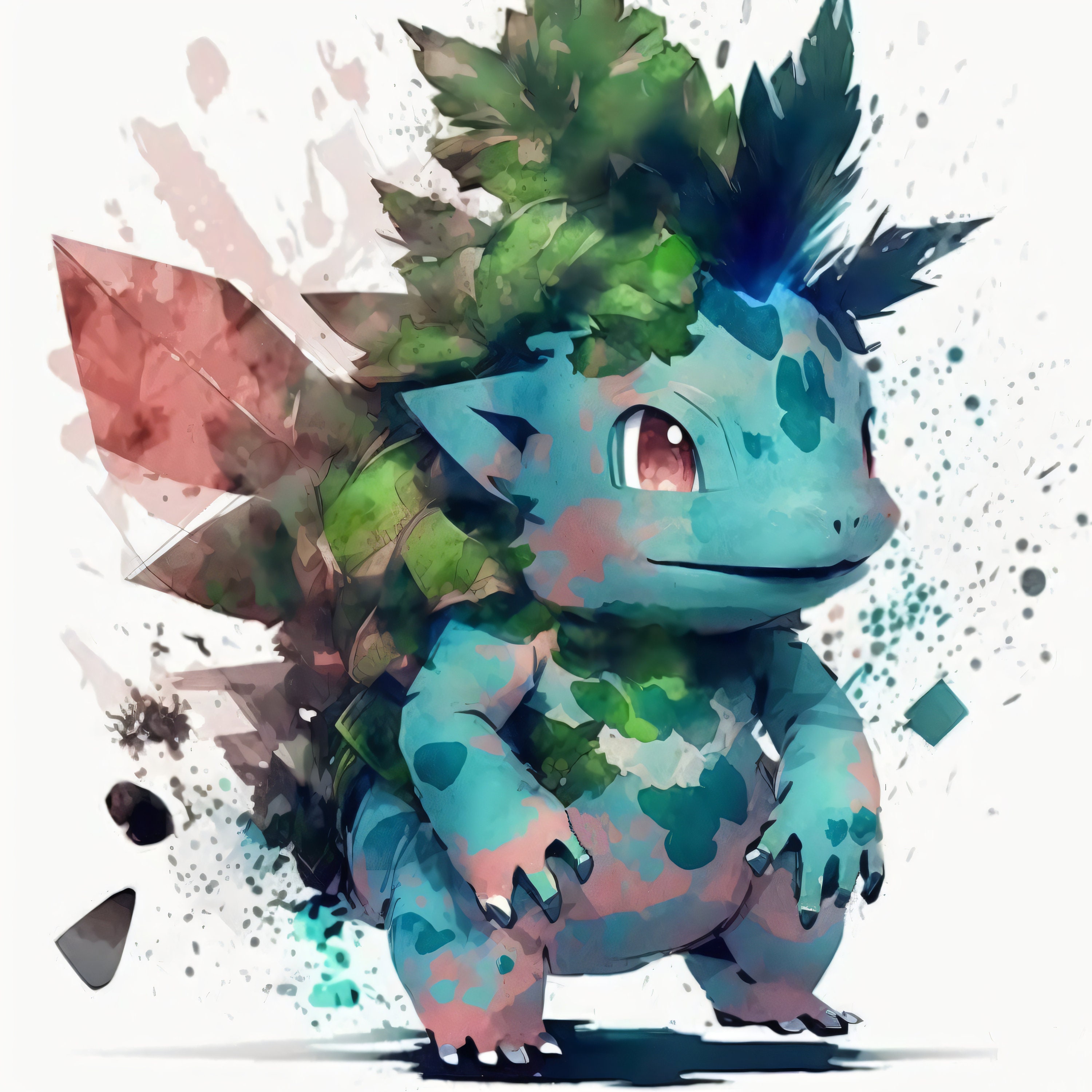 フシギバナ　ポスター フシギバナ1 ポスター (A3) - リアルなポケモンアートプリント