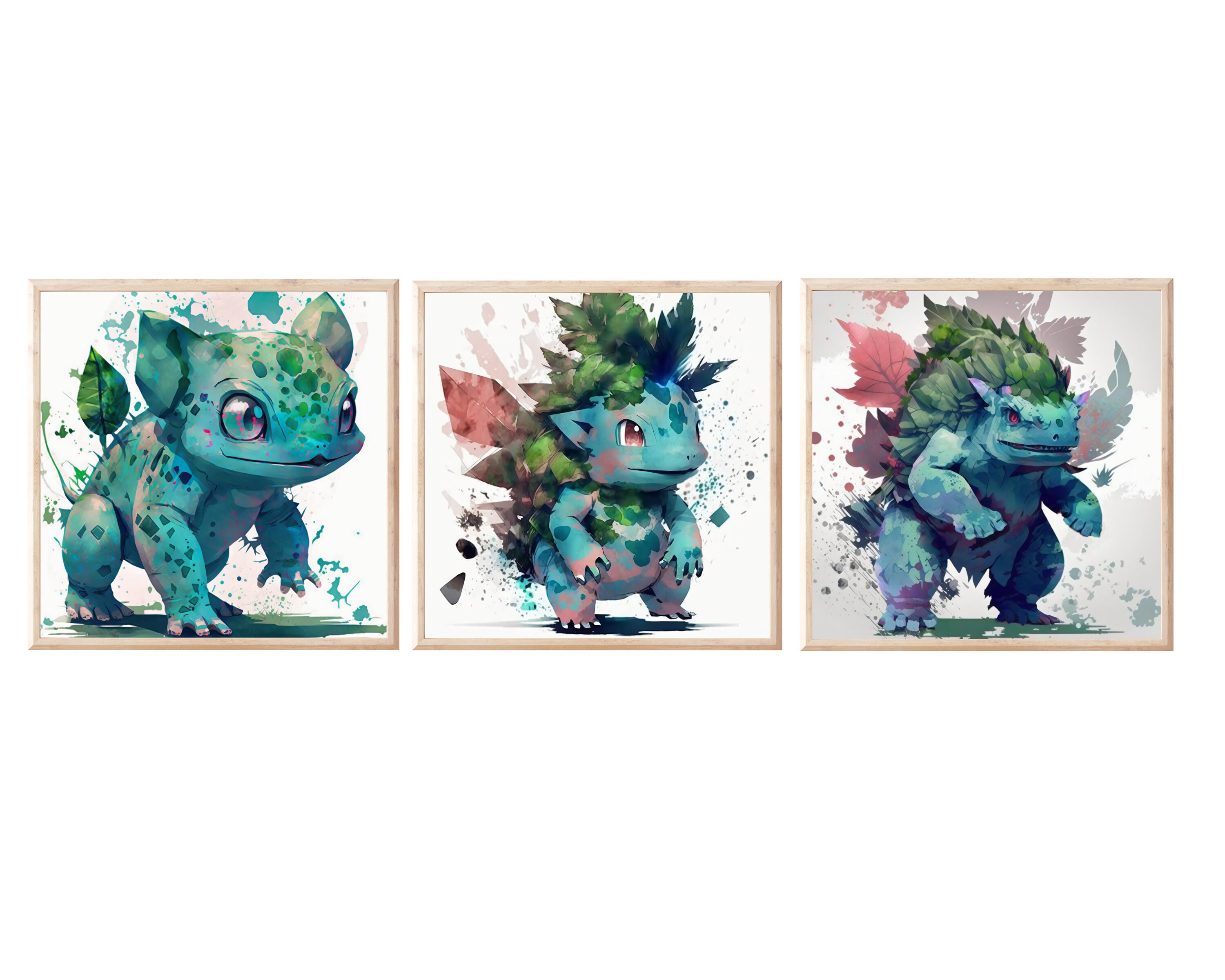 フシギバナ　ポスター フシギバナ1 ポスター (A3) - リアルなポケモンアートプリント