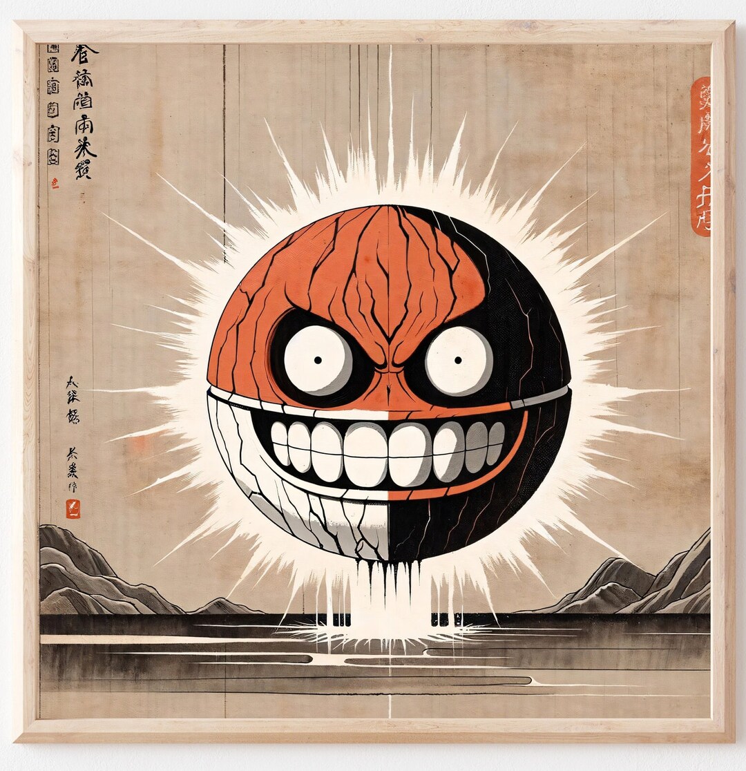 Electrode Pokemon Wall Art DOWNLOAD ONLY, Vintage Ukiyoe Style Pokemon