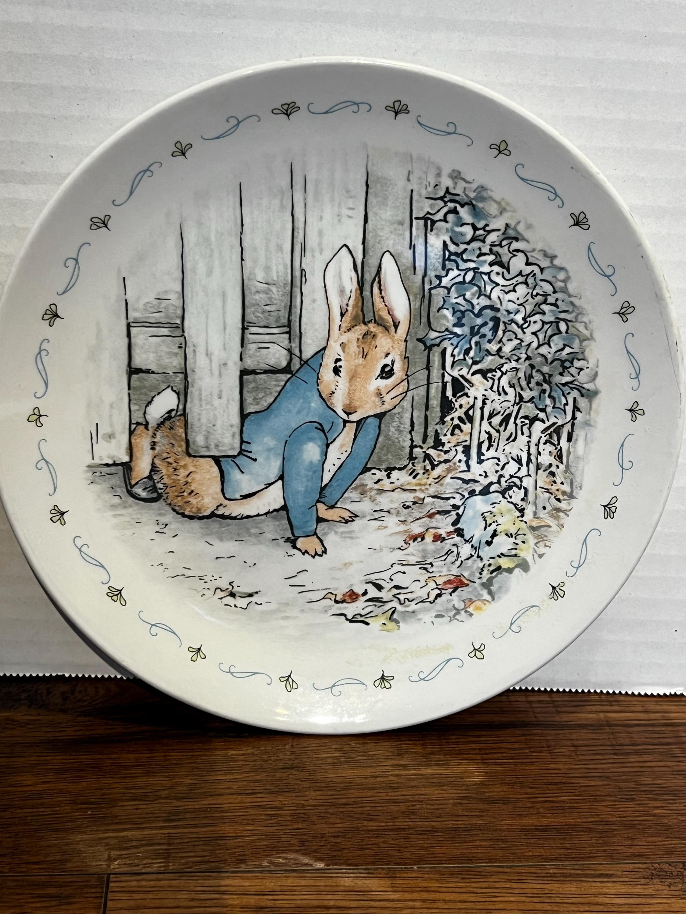Wedgwood Peter Rabbit Plates – 8” Salad & 7” Birthday Plates, Fine