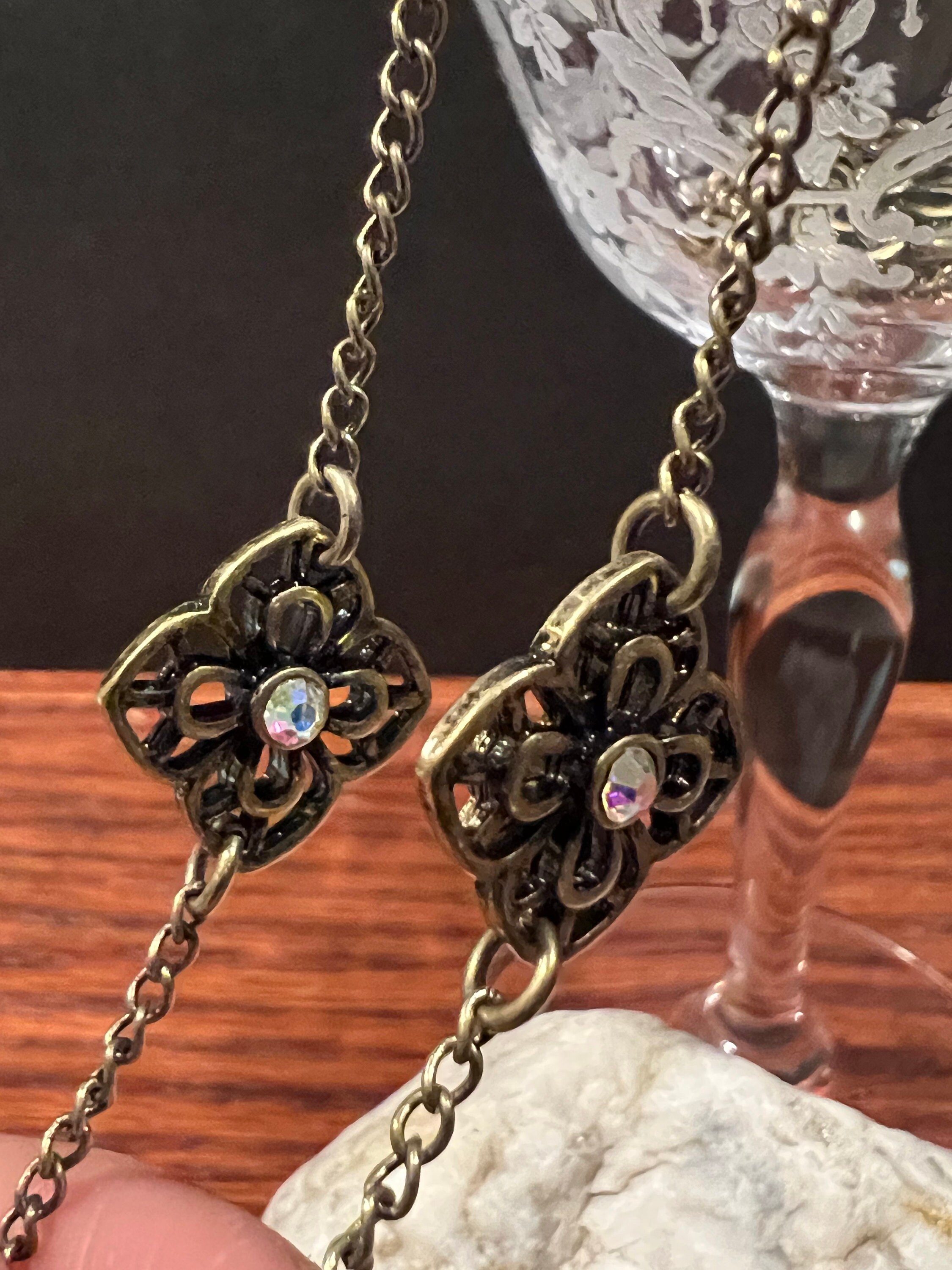 アクセサリー X jewelry / flower double link GIUNON ネックレス eight star flower necklace / エイトスター