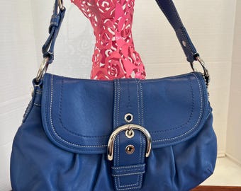 Coach Limited Edition: Soho Large Flap Signature Hobo Purse