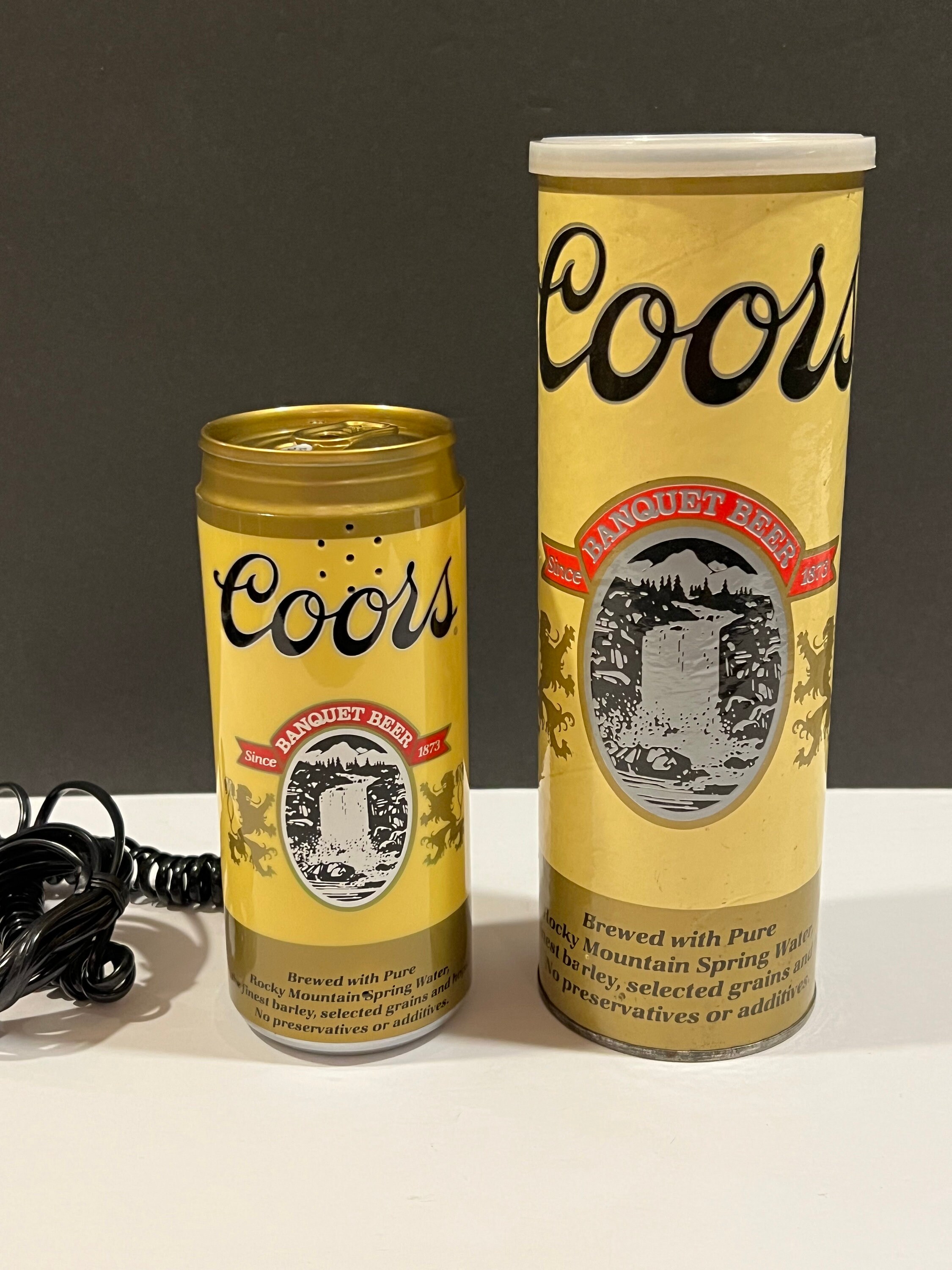 Vintage Coors Beer Can Telephone Push Button Corded Landline Phone Banquet  Beer Retro Bar Decor - Etsy UK