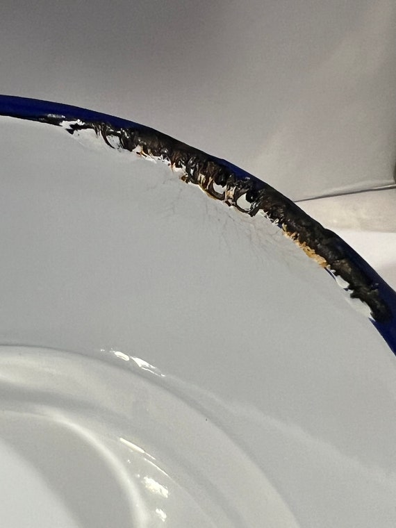 Antique Enamel Stackable Lunch Pail Advertising A… - image 9