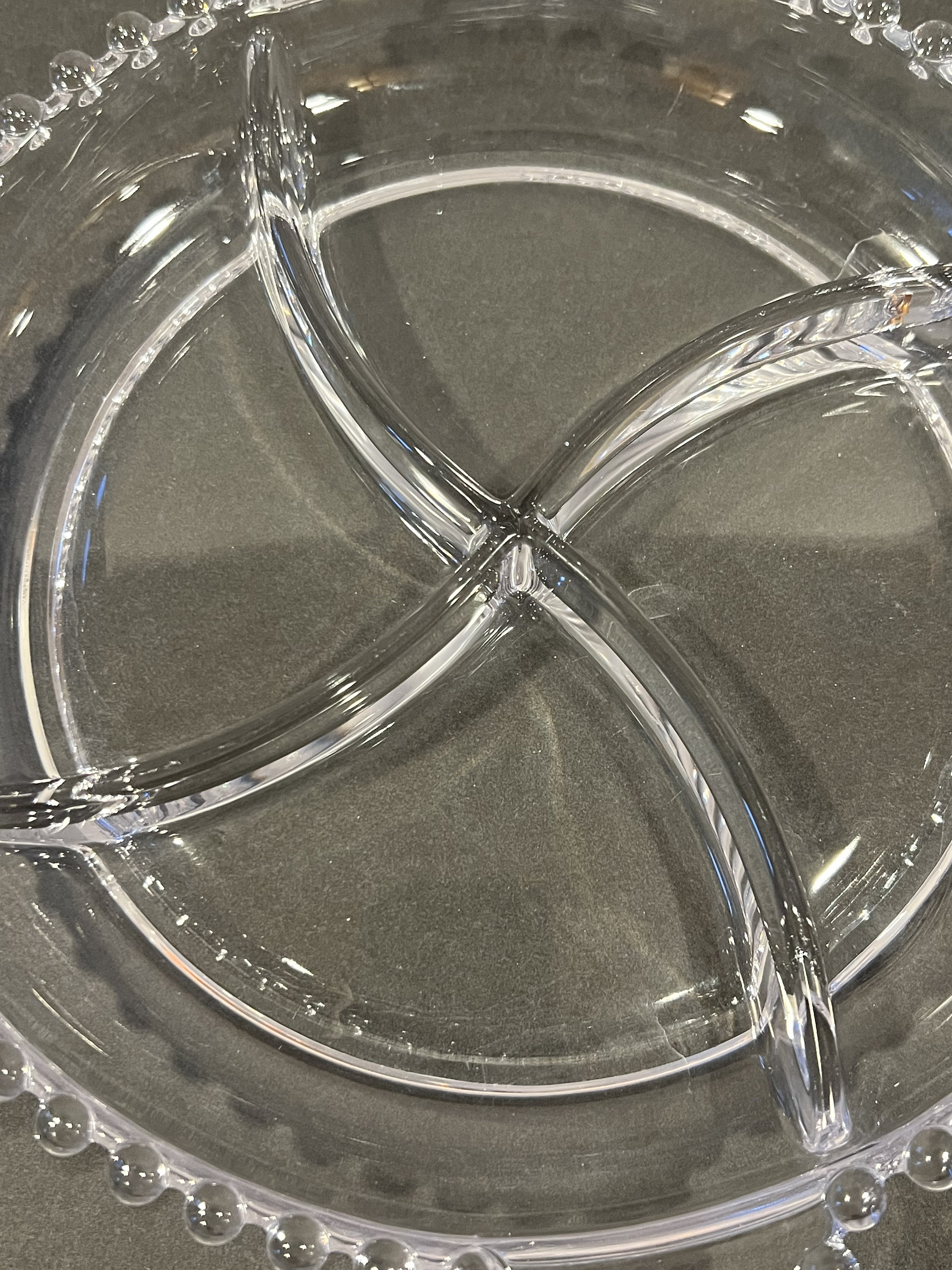 Imperial Candlewick Relish Divided Dish Vintage Clear Glass Etsy