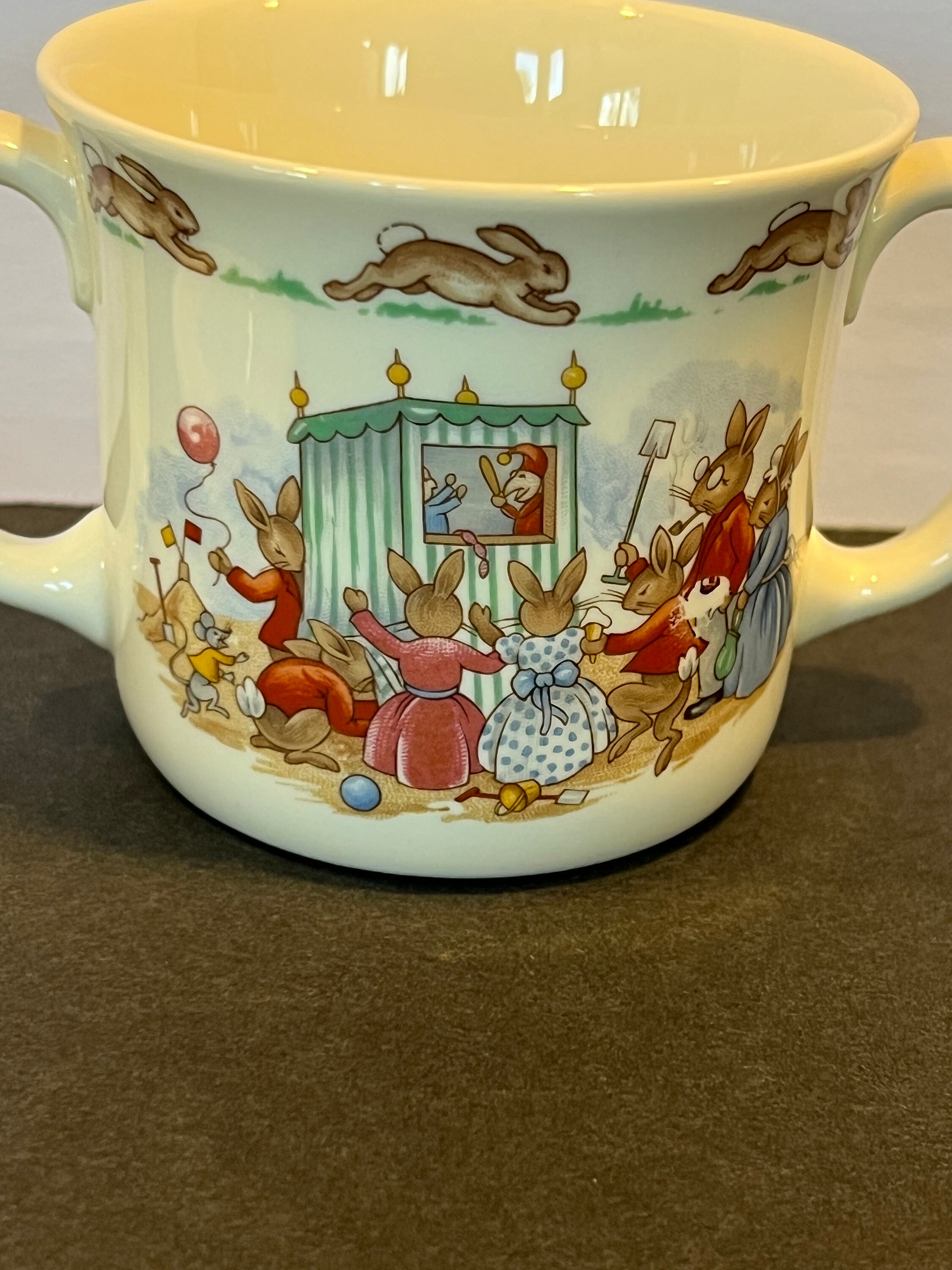 Vintage Royal Doulton Bunnykins Bowl & Tea Cup Set Design Tm Etsy