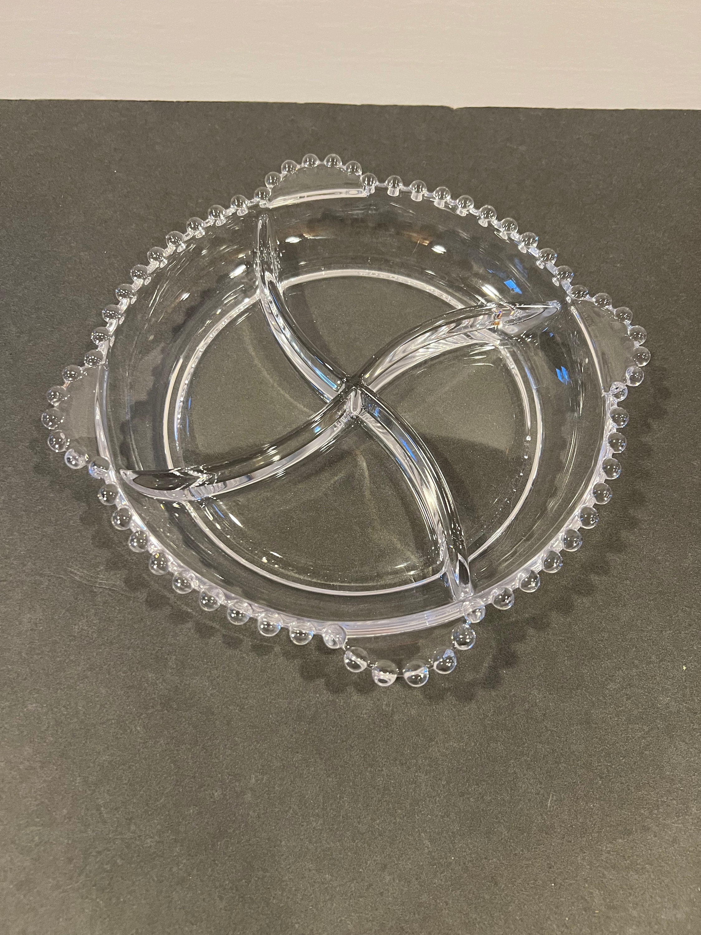 Imperial Candlewick Relish Divided Dish Vintage Clear Glass Etsy