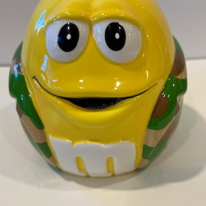 M&M tm Cookie Jars Candy Jars Trinket Dish Container, Planters Memorabilia