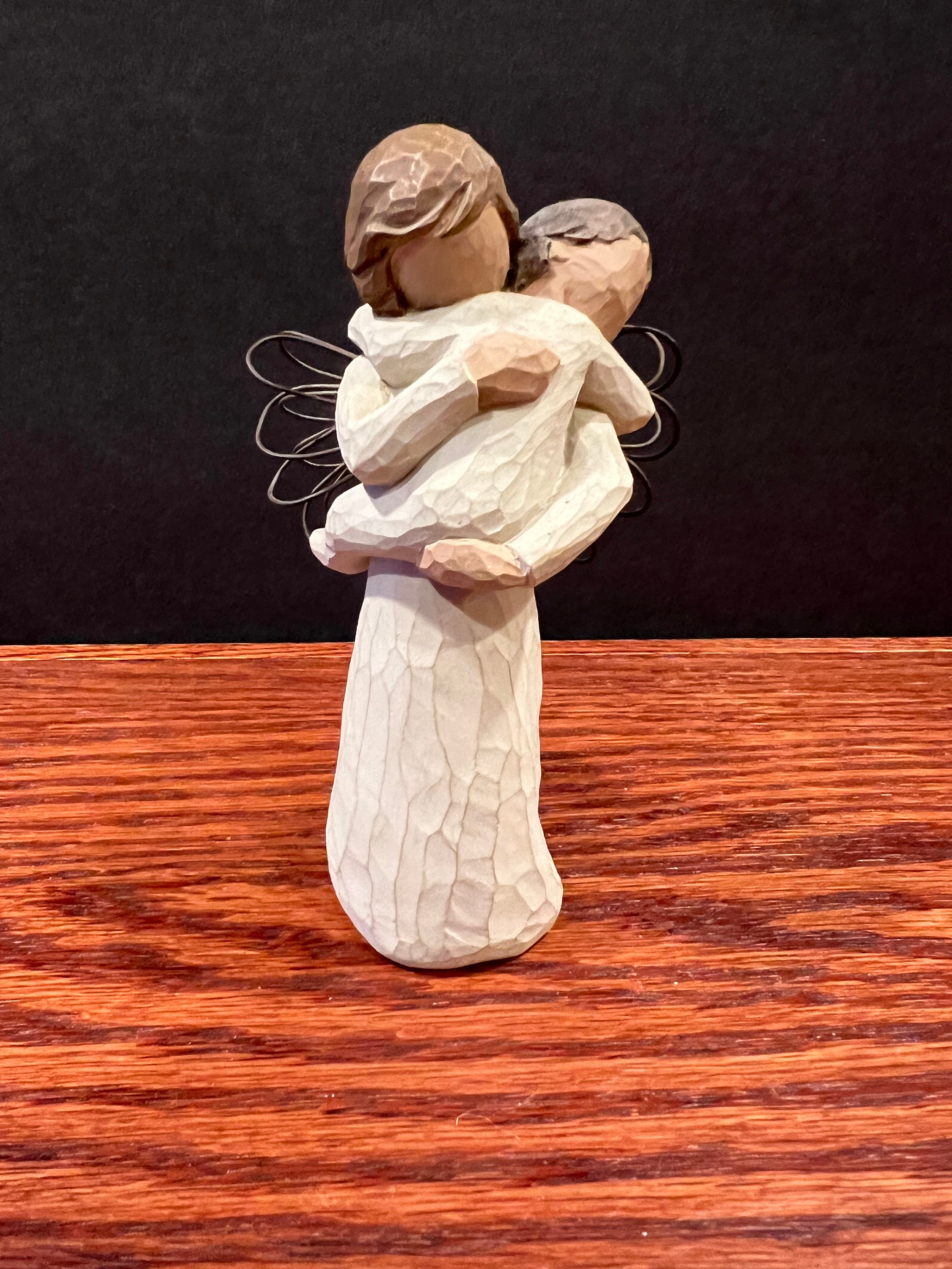 Willow Tree Angels Embrace Lordi Angel With Baby Hand Painted Etsy