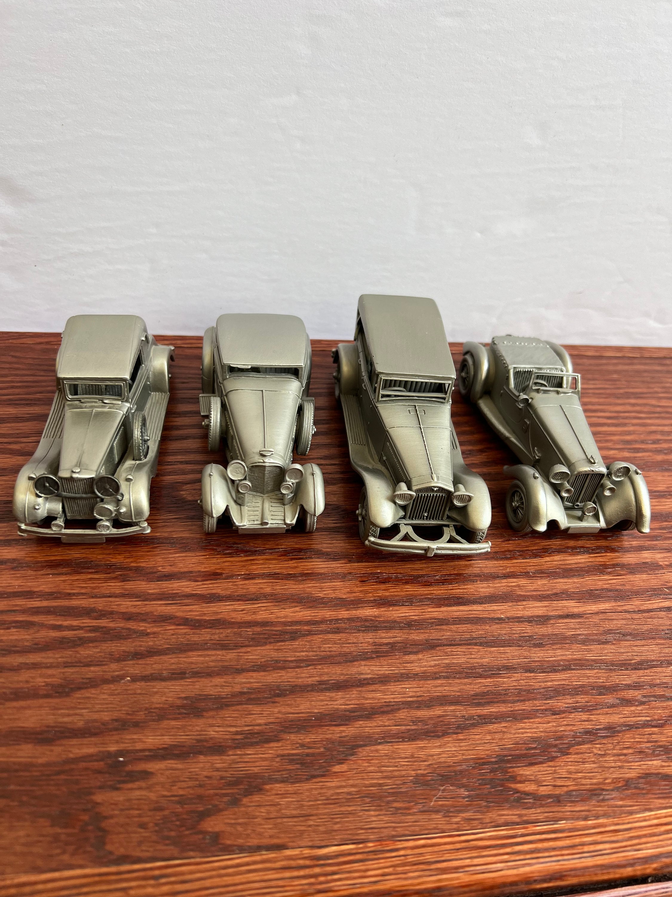 Vintage Cars Danbury Mint Pewter Die Cast Vintage Alvis Bentley Lancia Lagonda Cars Paperweight Figurine Stocking Stuffer Desk Accessory Etsy