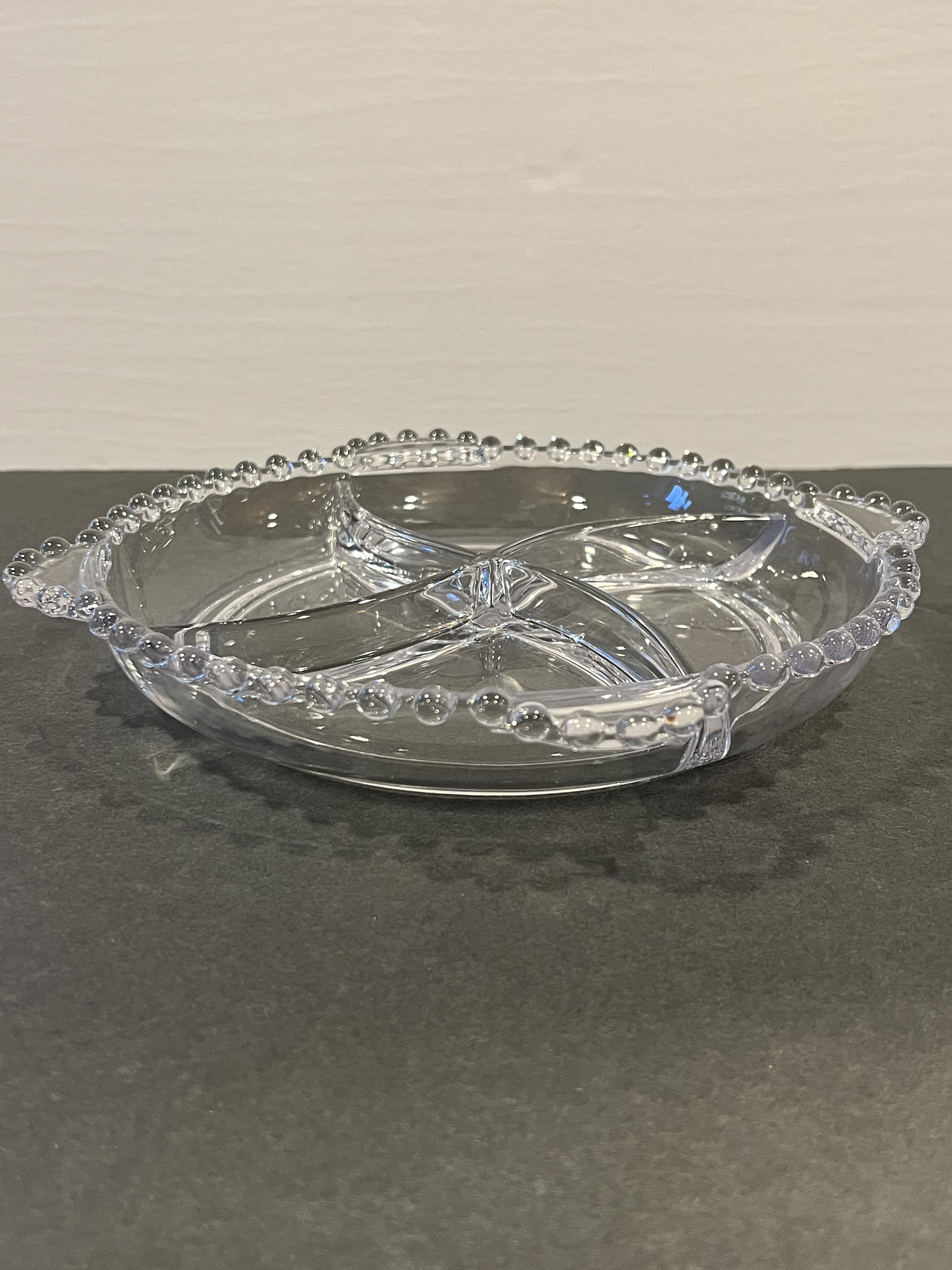 Imperial Candlewick Relish Divided Dish Vintage Clear Glass Etsy