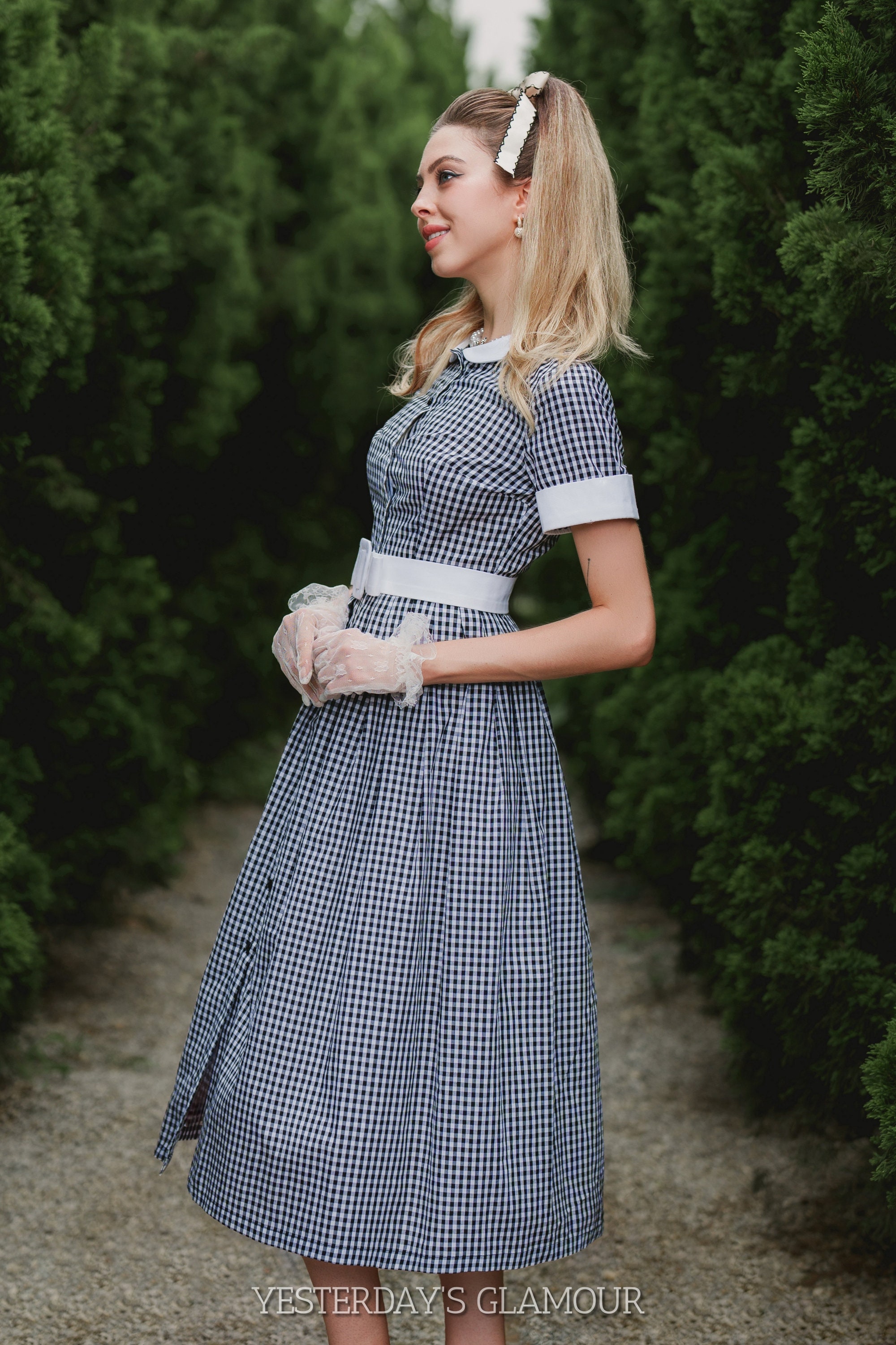 SUSAN 1950s Dress | Vintage Dress | Audrey Hepburn Swing Dress