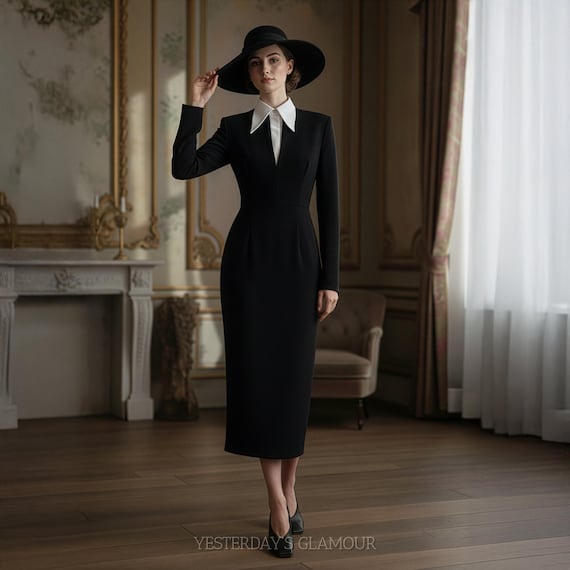 vintage midi dresses formal Dress for Mother of the Bride | Custom Tailored Classic Dress caftan kaftan