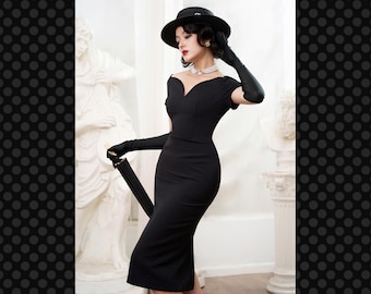 Grace Romantic Sweetheart Neckline Dress - Old Hollywood Outfits Made To Order