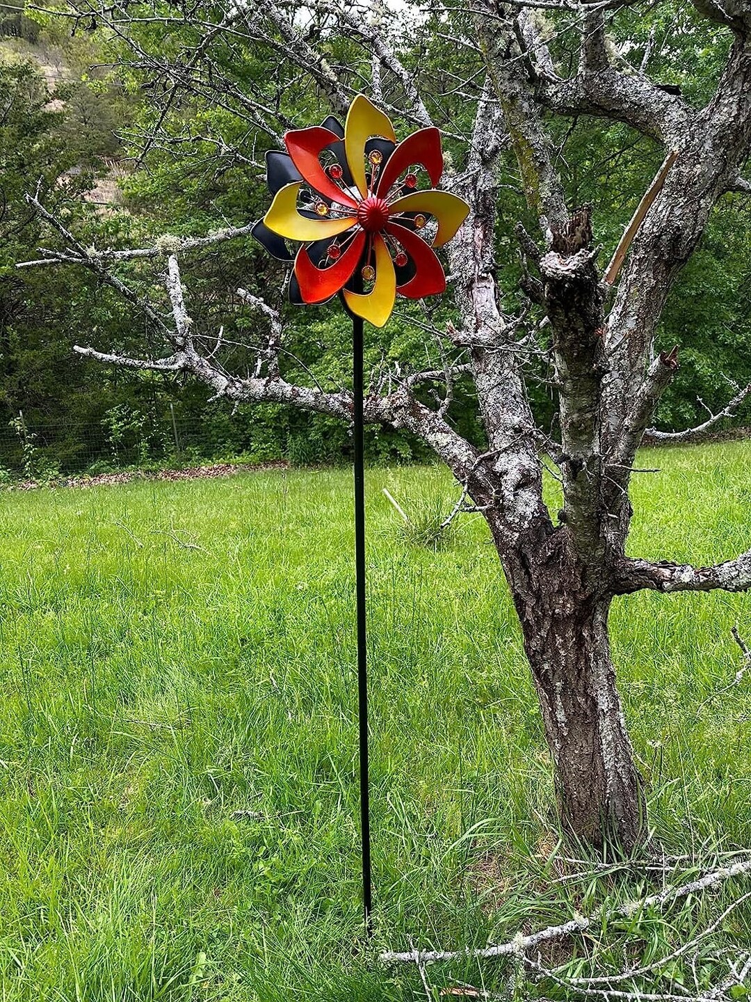 Garden Wind Sculptures Multi-color Wind Spinners Lighting - Etsy