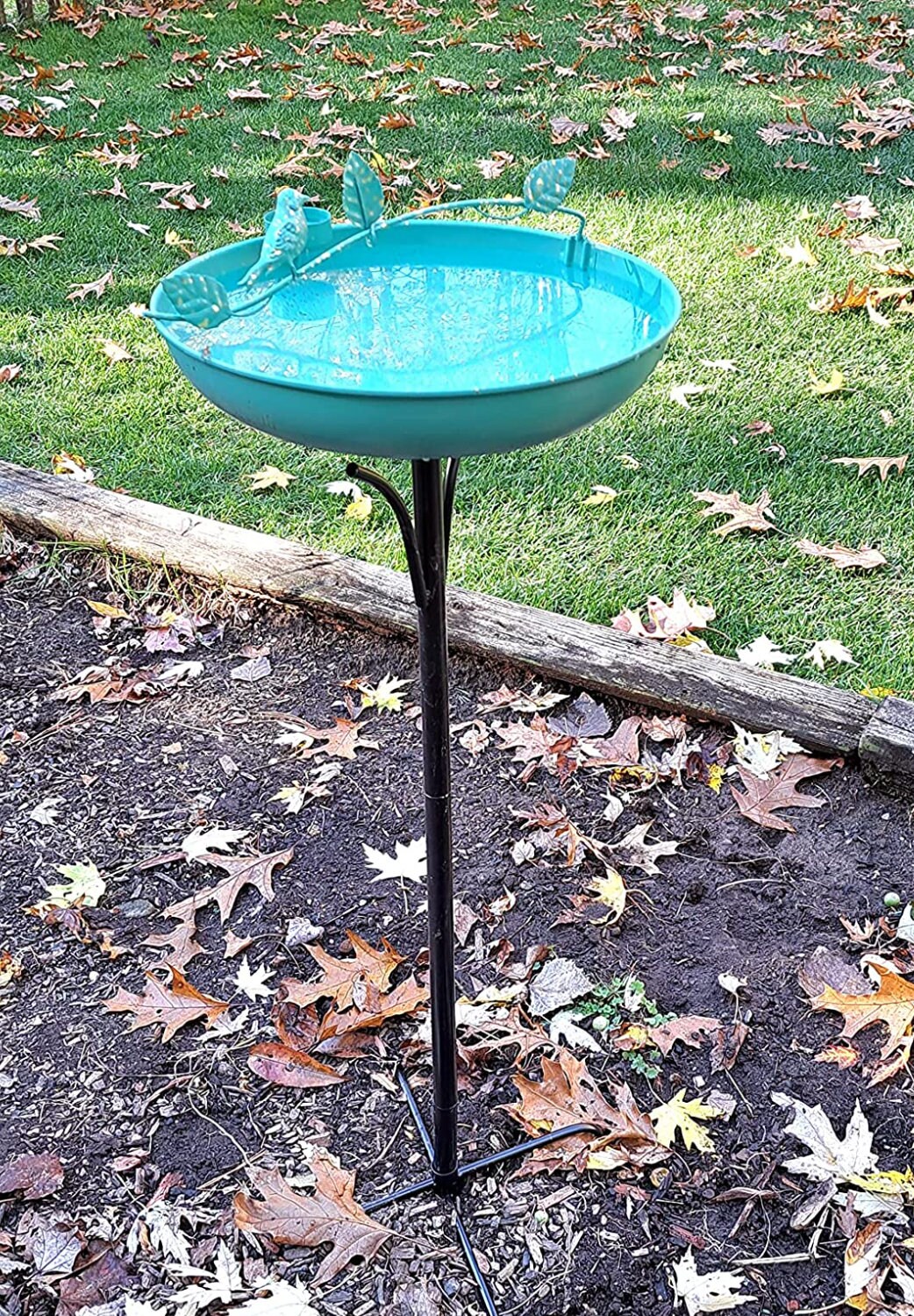 Metal Outdoor Bird Bath Garden Cast Iron Freestanding & Etsy