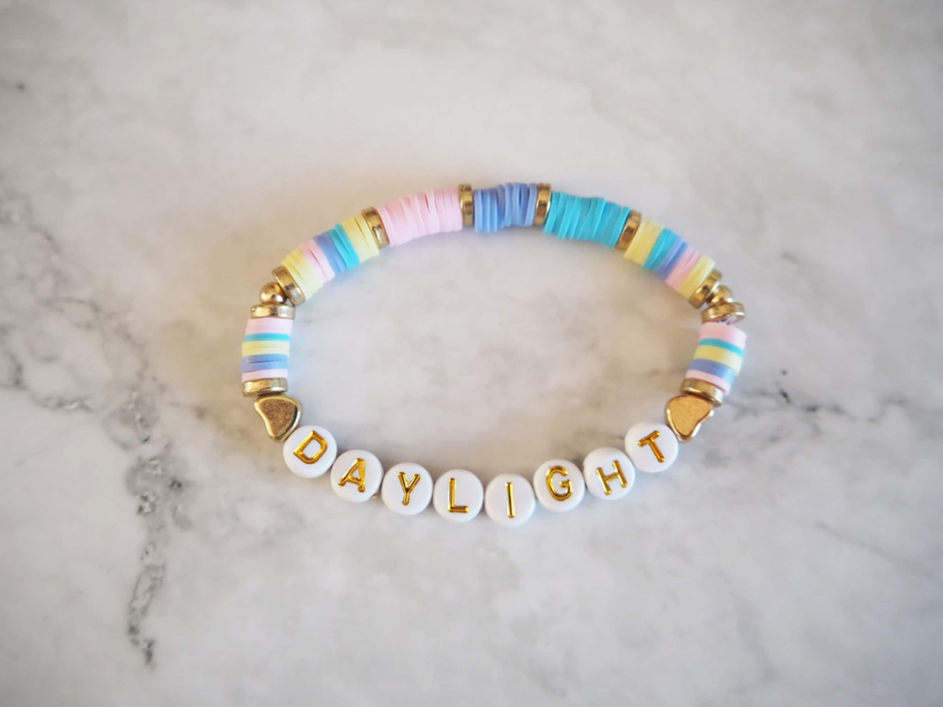 Taylor Swift Lover Clay Bead Bracelet