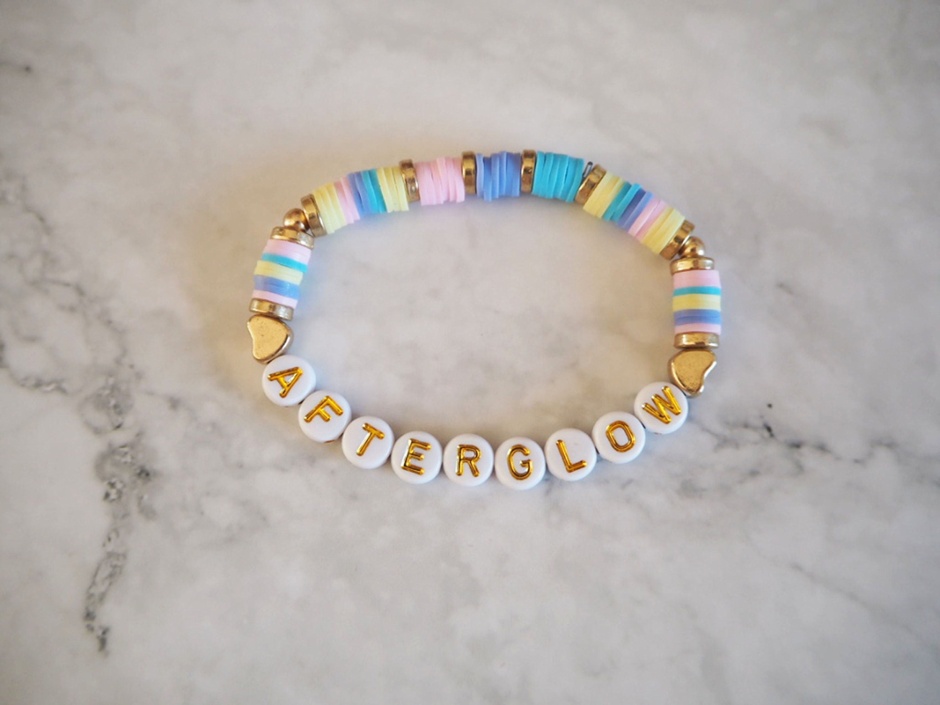 Taylor Swift Inspired Lover Heishi Clay Bracelet, Taylor Swift