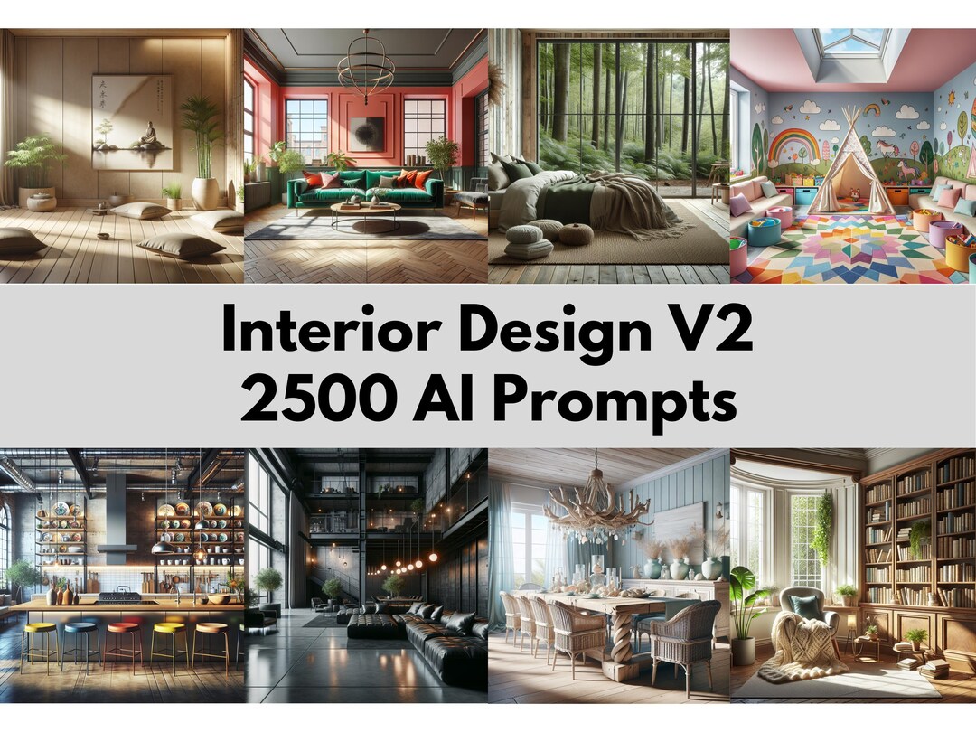 2500 Interior Design Midjourney Prompts, Dalle Prompts, Midjourney ...