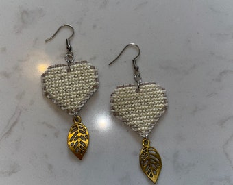 Cross stitch Earrings