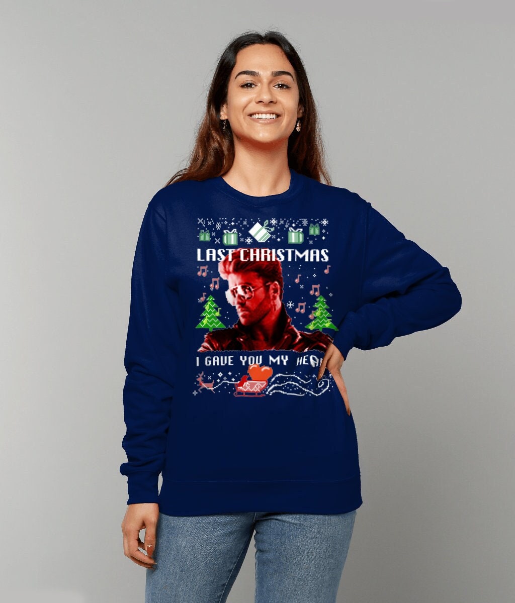 George Michael Wham Last Christmas Jumper Sweatshirt sold by Rosary Lettie SKU 38647989 Printerval
