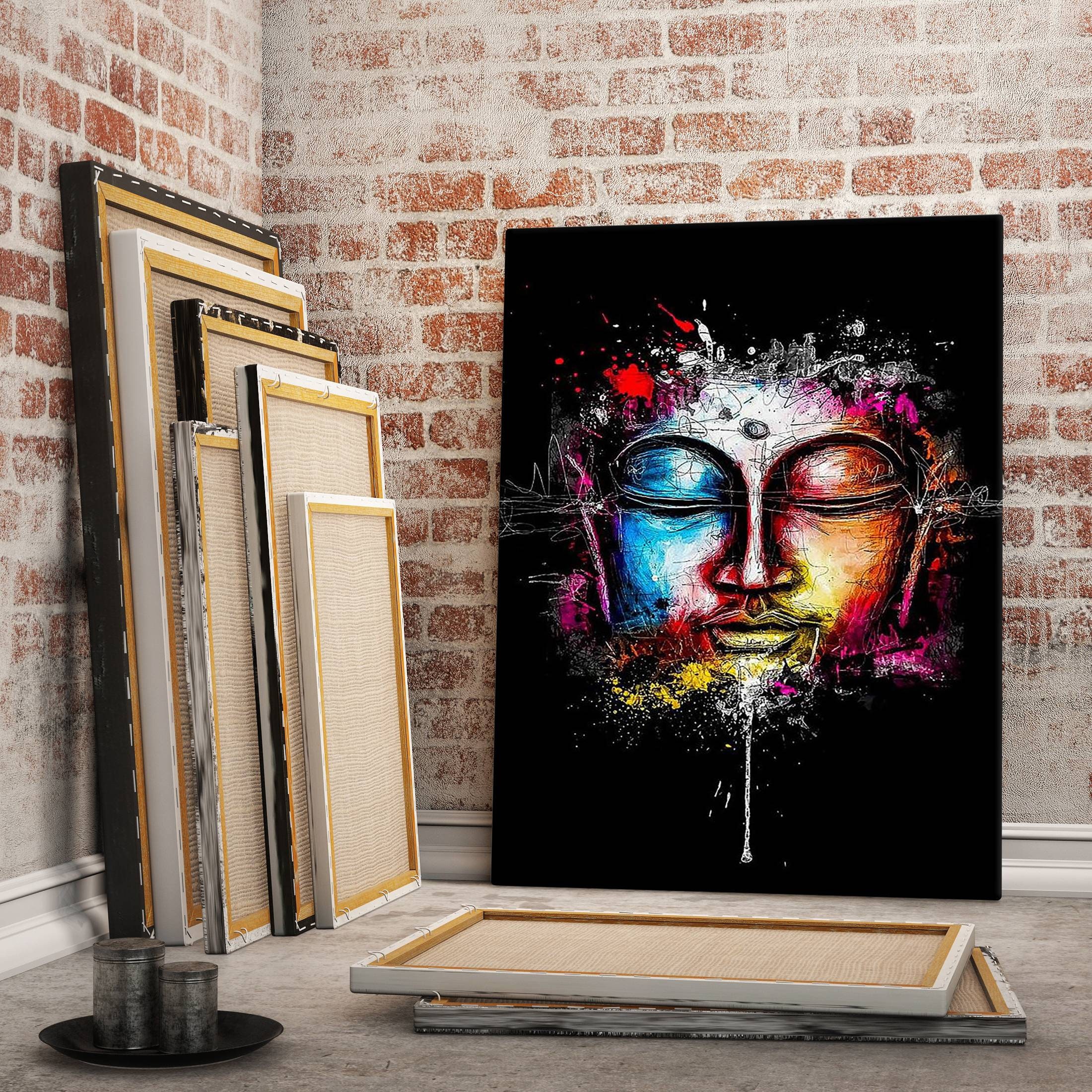 Buddha wandbild