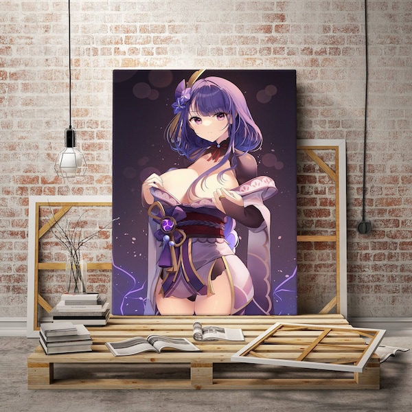 Anime Girl Poster,Nude Sexy Woman,Sexy Anime Girl Poster, Christmas Gift,Erotic Poster, Erotic Art,Pop Art Artwork,Illustration Art