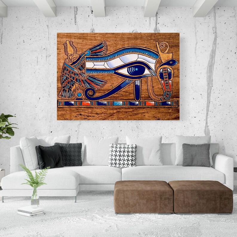 Egyptian Ancient Canvas Wall Art Paintings, Ancient Egyptian Wall Art