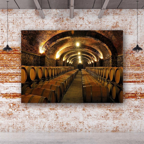 Wine Canvas Print,Wine Cellar Wall Art,Wine Art,Cellar Decor,Wine Lover Gift,Vintage Wine,Wine Theme,Wine Inspiration