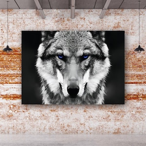 Wolf leinwand