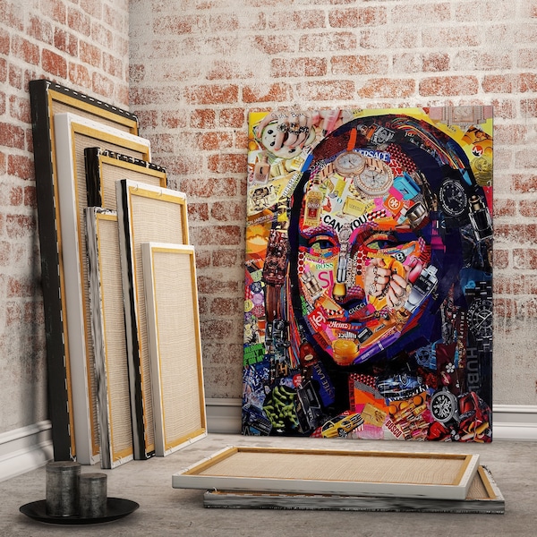 Mona Lisa graffiti canvas prints, oil painting art, graffiti art,oil painting home decoration, abstract female oil painting,famous works of