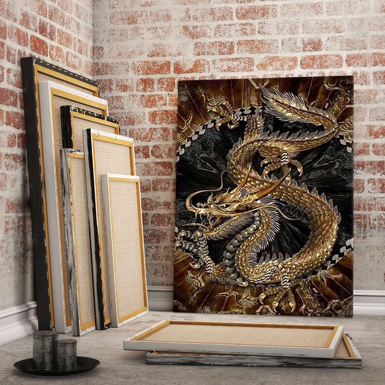Chinese Dragon Painting Canvas Wall Art Painting,canvas Wall Decoration