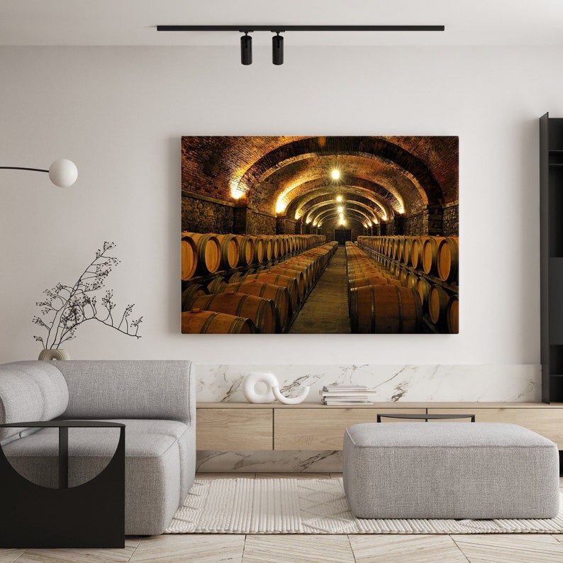 Wine Canvas Print,wine Cellar Wall Art,wine Art,cellar Decor,wine Lover