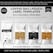 Editable Coffee Tin Can Labels Template Canva, Custom Coffee Labels ...