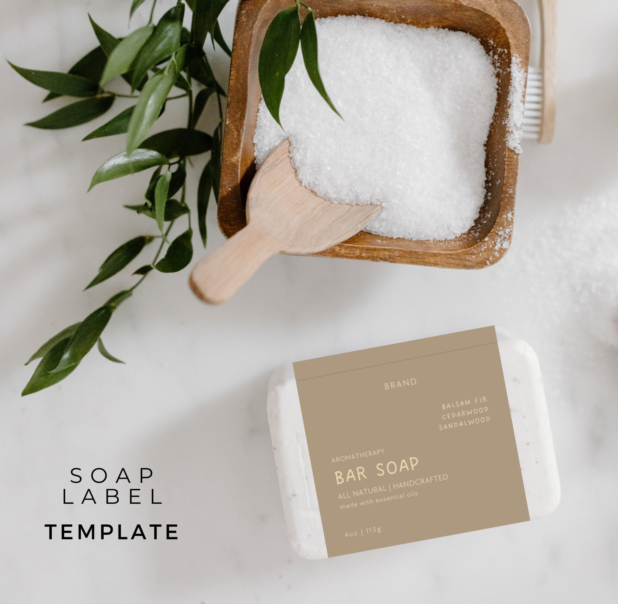 Editable Soap Label Template Canva, Bar Soap Labels Printable, Soap ...