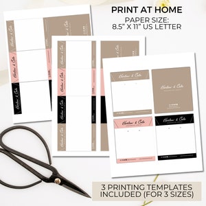 Editable Necklace Display Card Template Canva, Printable Necklace Label ...