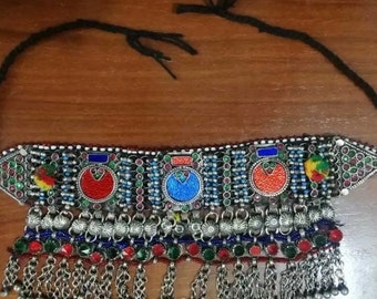 Afghan-Kuchi- vintage Necklace-Tribal-Necklace