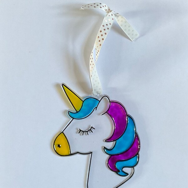 Unicorn Suncatcher Etsy