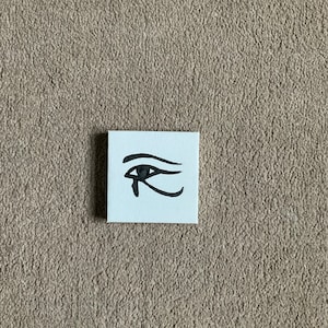 Eye of Horus mini canvas, Ancient Egypt, gifts for her, gifts for him, gifts for sister, gifts for wife, gifts for fiancée, gifts for fiancé